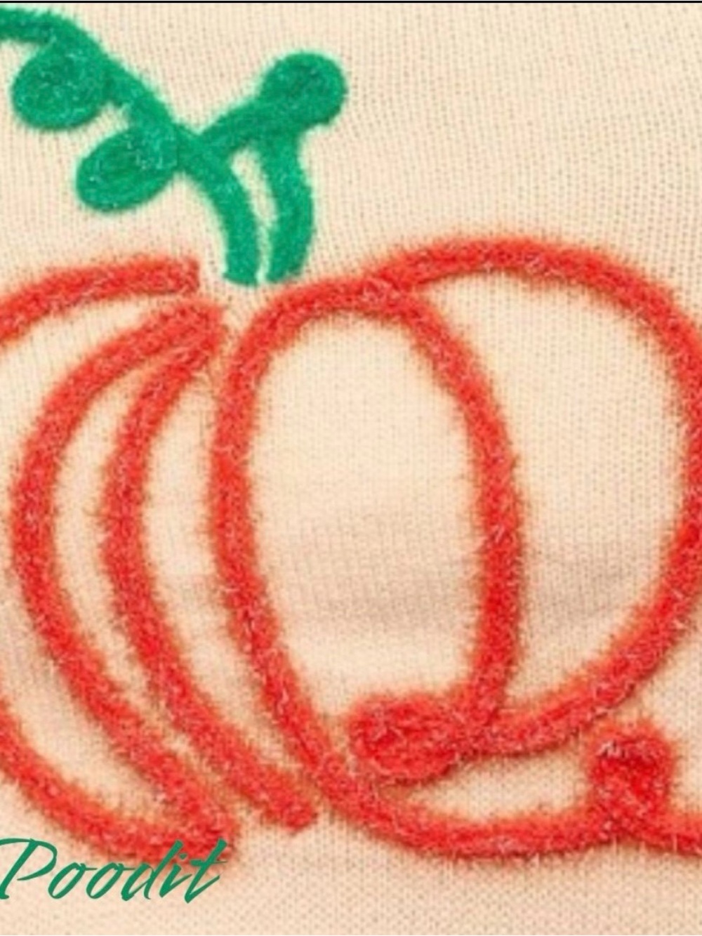 HAPTICS fall vibes shimmer tubing pumpkin plus size sweater 2X 3X - Picture 5 of 5